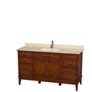 Hatton 60 Inch Single Bathroom Vanity in Light Chestnut - 5