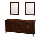 Hatton 72 Inch Double Bathroom Vanity in Dark Chestnut - 2