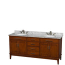 Hatton 72 Inch Double Bathroom Vanity in Light Chestnut - 21