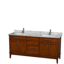 Hatton 72 Inch Double Bathroom Vanity in Light Chestnut - 29