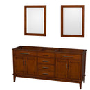 Hatton 72 Inch Double Bathroom Vanity in Light Chestnut - 2