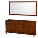 Hatton 72 Inch Double Bathroom Vanity in Light Chestnut - 3