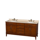 Hatton 72 Inch Double Bathroom Vanity in Light Chestnut - 5