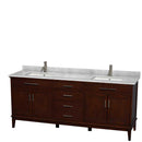Hatton 80 Inch Double Bathroom Vanity in Dark Chestnut - 29