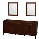 Hatton 80 Inch Double Bathroom Vanity in Dark Chestnut - 2