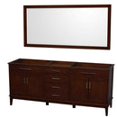 Hatton 80 Inch Double Bathroom Vanity in Dark Chestnut - 3