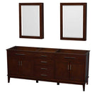 Hatton 80 Inch Double Bathroom Vanity in Dark Chestnut - 4
