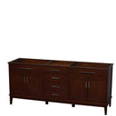 Hatton 80 Inch Double Bathroom Vanity in Dark Chestnut