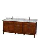 Hatton 80 Inch Double Bathroom Vanity in Light Chestnut - 29