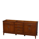 Hatton 80 Inch Double Bathroom Vanity in Light Chestnut