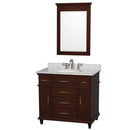 Berkeley 36 Inch Single Bathroom Vanity in Dark Chestnut - 6