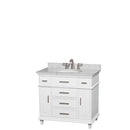 Berkeley 36 Inch Single Bathroom Vanity in White - 5