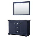 Avery 48 Inch Double Bathroom Vanity in Dark Blue - 2