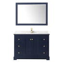 Avery 48 Inch Single Bathroom Vanity in Dark Blue - 9