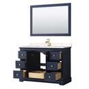 Avery 48 Inch Single Bathroom Vanity in Dark Blue - 10