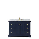 Avery 48 Inch Single Bathroom Vanity in Dark Blue - 15
