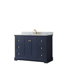 Avery 48 Inch Single Bathroom Vanity in Dark Blue - 13
