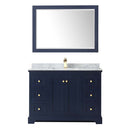 Avery 48 Inch Single Bathroom Vanity in Dark Blue - 25