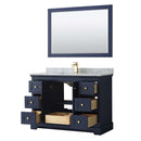 Avery 48 Inch Single Bathroom Vanity in Dark Blue - 24