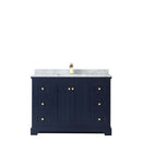 Avery 48 Inch Single Bathroom Vanity in Dark Blue - 22