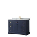 Avery 48 Inch Single Bathroom Vanity in Dark Blue - 20