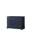 Avery 48 Inch Single Bathroom Vanity in Dark Blue