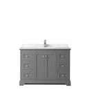 Avery 48 Inch Single Bathroom Vanity in Dark Gray - 5