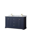 Avery 60 Inch Double Bathroom Vanity in Dark Blue - 20