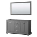 Avery 60 Inch Double Bathroom Vanity in Dark Gray - 2