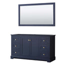 Avery 60 Inch Single Bathroom Vanity in Dark Blue - 2