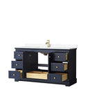 Avery 60 Inch Single Bathroom Vanity in Dark Blue - 29