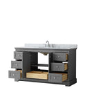 Avery 60 Inch Single Bathroom Vanity in Dark Gray - 14
