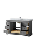 Avery 60 Inch Single Bathroom Vanity in Dark Gray - 21