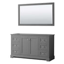 Avery 60 Inch Single Bathroom Vanity in Dark Gray - 2