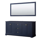 Avery 72 Inch Double Bathroom Vanity in Dark Blue - 2
