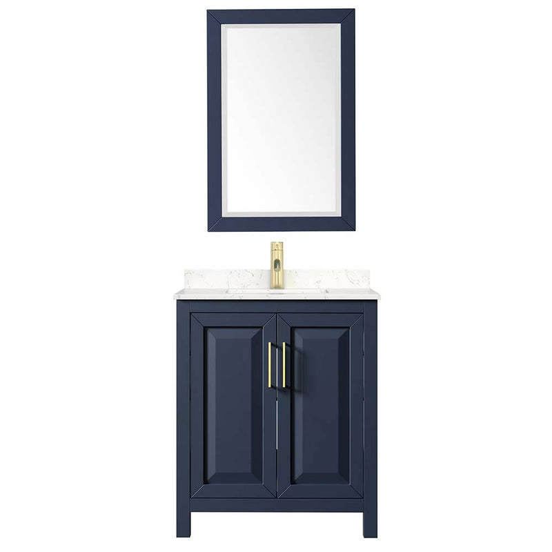 Daria 30 Inch Single Bathroom Vanity in Dark Blue - 13
