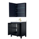 Daria 30 Inch Single Bathroom Vanity in Dark Blue - 47