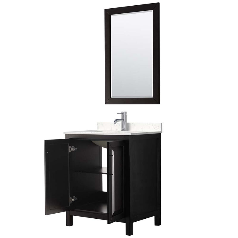 Daria 30 Inch Single Bathroom Vanity in Dark Espresso - 13