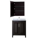 Daria 30 Inch Single Bathroom Vanity in Dark Espresso - 35