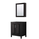 Daria 30 Inch Single Bathroom Vanity in Dark Espresso - 4