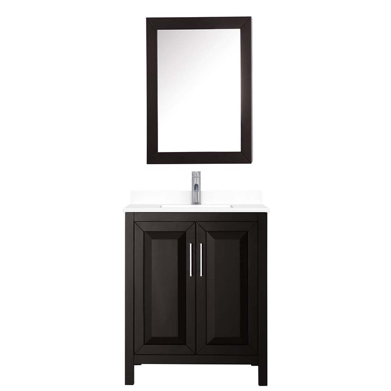 Daria 30 Inch Single Bathroom Vanity in Dark Espresso - 51
