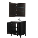 Daria 30 Inch Single Bathroom Vanity in Dark Espresso - 50