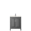 Daria 30 Inch Single Bathroom Vanity in Dark Gray - 10