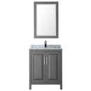 Daria 30 Inch Single Bathroom Vanity in Dark Gray - 29