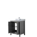 Daria 30 Inch Single Bathroom Vanity in Dark Gray - 24