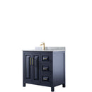 Daria 36 Inch Single Bathroom Vanity in Dark Blue - 7