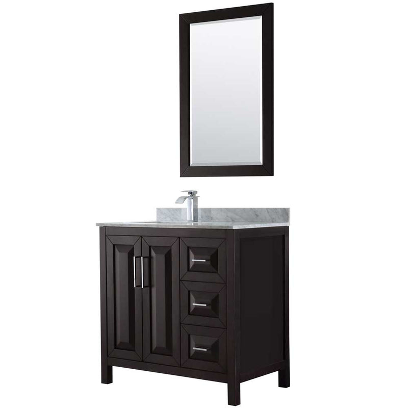 Daria 36 Inch Single Bathroom Vanity in Dark Espresso - 12