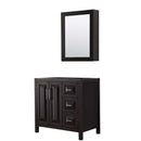 Daria 36 Inch Single Bathroom Vanity in Dark Espresso - 4