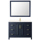 Daria 48 Inch Single Bathroom Vanity in Dark Blue - 13