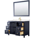 Daria 48 Inch Single Bathroom Vanity in Dark Blue - 12